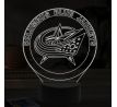 Beling 3D lampa,Columbus Blue Jackets, 16  farebná ASS6A9AXS