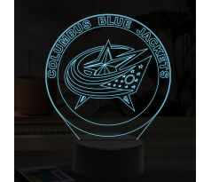 Beling 3D lampa,Columbus Blue Jackets, 16 farebná ASS6A9AXS