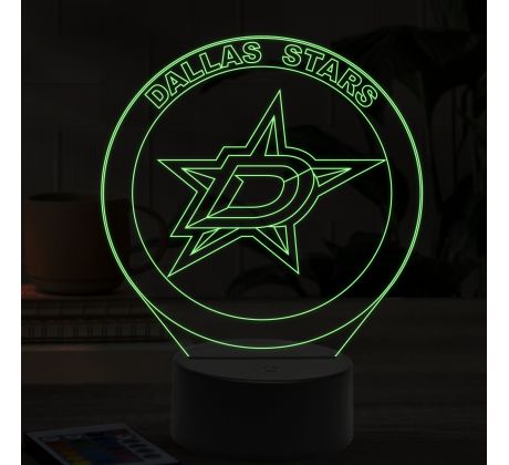 Beling 3D lampa, Dallas Stars, 7 farebná ASS6A9AX