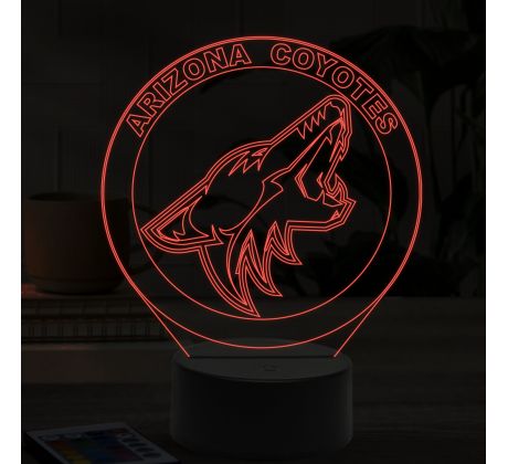 Beling 3D lampa, Arizona Coyotes, 7 farebná ASS6A9