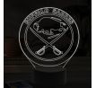 Beling 3D lampa, Buffalo Sabres, 16  farebná ASQ9XS9