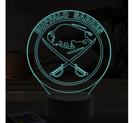 Beling 3D lampa, Buffalo Sabres, 16  farebná ASQ9XS9