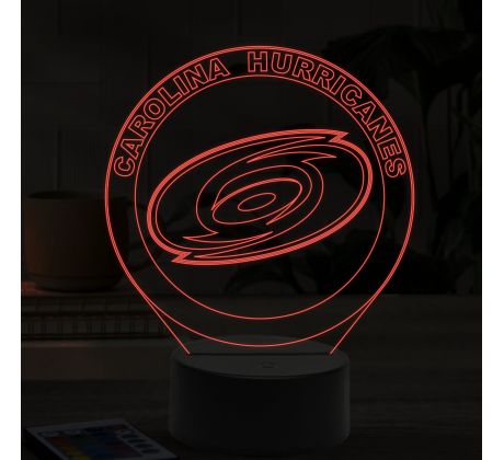 Beling 3D lampa, Carolina Hurricanes, 7 farebná S49Q9X