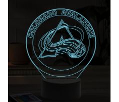 Beling 3D lampa, Colorado Avalanche, 7 farebná S494SXDDS