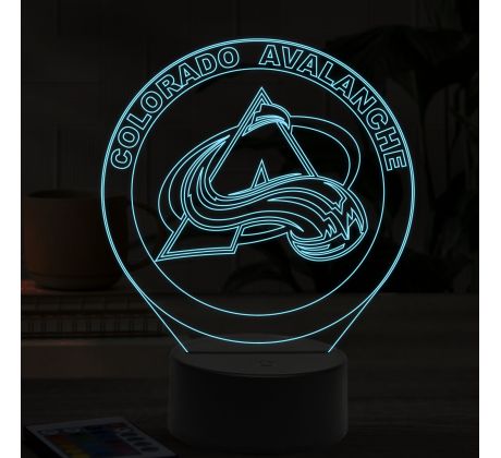 Beling 3D lampa, Colorado Avalanche, 16  farebná S494SXDDS