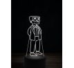 Beling 3D lampa, Waylon Smithers, 7 farebná ITZ10