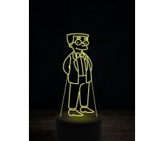 Beling 3D lampa, Waylon Smithers, 7 farebná ITZ10