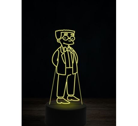 Beling 3D lampa, Waylon Smithers, 7 farebná ITZ10