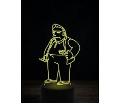 Beling 3D lampa, Tlstý Tony, 7 farebná ITZ9