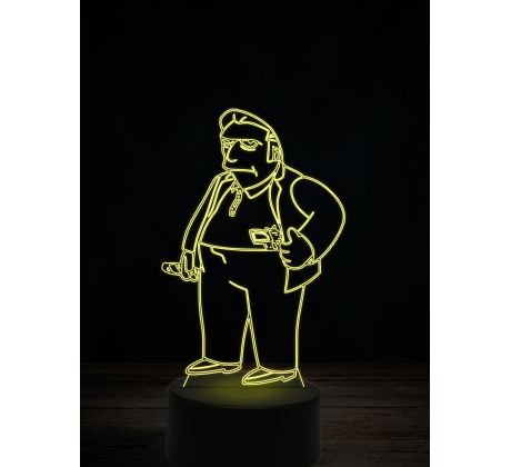 Beling 3D lampa, Tlstý Tony, 7 farebná ITZ9