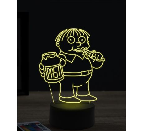 Beling 3D lampa, Ralph Wiggum, 7 farebná ITZ6