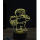 Beling 3D lampa, Ralph Wiggum, 7 farebná ITZ6