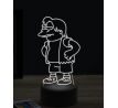 Beling 3D lampa, Nelson Muntz, 7 farebná ITZ5