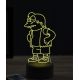 Beling 3D lampa, Nelson Muntz, 7 farebná ITZ5
