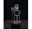 Beling 3D lampa, Ned Flanders, 7 farebná ITZ4