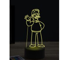 Beling 3D lampa, Ned Flanders, 7 farebná ITZ4