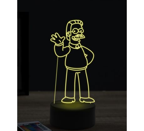 Beling 3D lampa, Ned Flanders, 7 farebná ITZ4