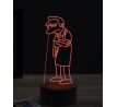 Beling 3D lampa, Moe Szyslak, 7 farebná ITZ3