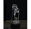 Beling 3D lampa, Moe Szyslak, 7 farebná ITZ3