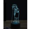 Beling 3D lampa, Moe Szyslak, 7 farebná ITZ3