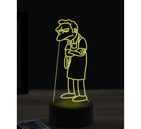 Beling 3D lampa, Moe Szyslak, 7 farebná ITZ3