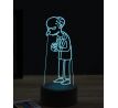 Beling 3D lampa, Montgomery Burns, 7 farebná KWTT23