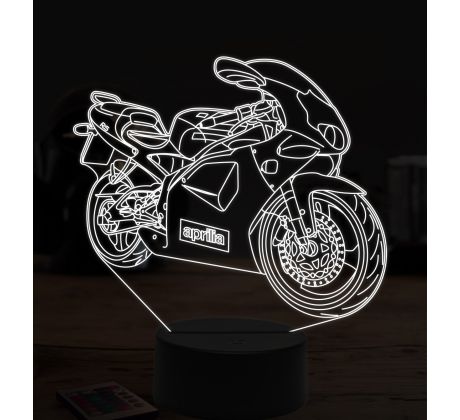 Beling 3D lampa, Aprilia RS 125, 7 farebná ZZ1