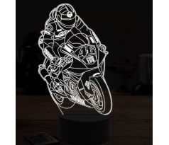 Beling 3D lampa,Valentino Rossi 2, 7 farebná ZZ4