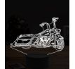 Beling 3D lampa, Harley davidson bike, 7 farebná ZZ5