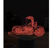 Beling 3D lampa, Harley davidson bike 2, 7 farebná ZZ7