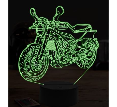 Beling 3D lampa,Husqvarna vitpilen 401, 7 farebná ZZ9