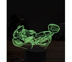 Beling 3D lampa,Kawasaki Ninja ZX-14R, 7 farebná ZZ10