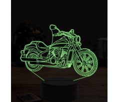 Beling 3D lampa, Kawasaki VN900, 7 farebná ZZ11