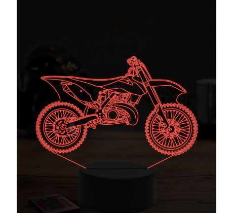 Beling 3D lampa,KTM 2014, 7 farebná ZZ19