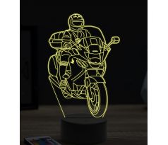 Beling 3D lampa, motorkár na Honde, 7 farebná ZZ22