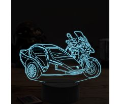Beling 3D lampa, BMW motorka zo sajdkárou , 7 farebná ZZ26