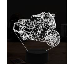 Beling 3D lampa, Cop bike, 7 farebná ZZ30