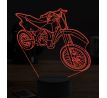 Beling 3D lampa,Dirt bike 2, 7 farebná ZZ33