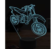 Beling 3D lampa,Dirt bike 2, 7 farebná ZZ33