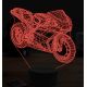 Beling 3D lampa,Ducati 1098 r, 7 farebná ZZ35