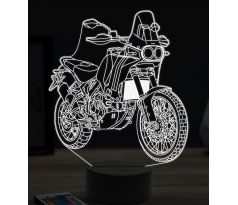 Beling 3D lampa,Ducati desert X, 7 farebná ZZ36