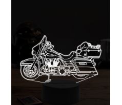 Beling 3D lampa,harley davidson electra glid, 7 farebná ZZ39