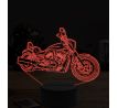 Beling 3D lampa, harley davidson night road, 7 farebná ZZ40