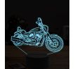 Beling 3D lampa, harley davidson night road, 7 farebná ZZ40