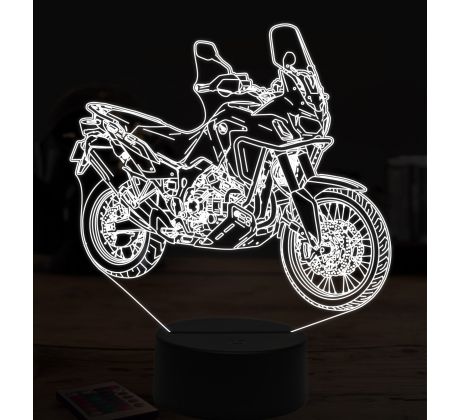 Beling 3D lampa,Honda africa twin crf 1000, 7 farebná ZZ44