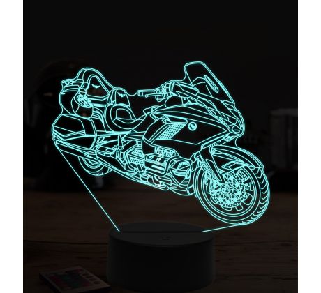 Beling 3D lampa,Honda gl 1800 gold wing, 7 farebná ZZ46