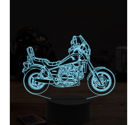 Beling 3D lampa,Honda Mnaga, 7 farebná ZZ47