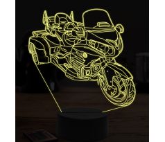 Beling 3D lampa,Honda trojkolka, 7 farebná ZZ49
