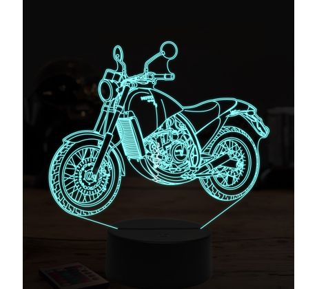 Beling 3D lampa,Aprilia 650, 7 farebná ZZ52