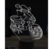 Beling 3D lampa,Scooter gilera runner, 7 farebná ZZ55